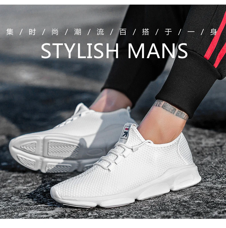 Человек кроссовки 45 кроссовки для Для мужчин удобная спортивная обувь Для мужчин тренд легкая обувь для ходьбы дышащий Zapatillas
