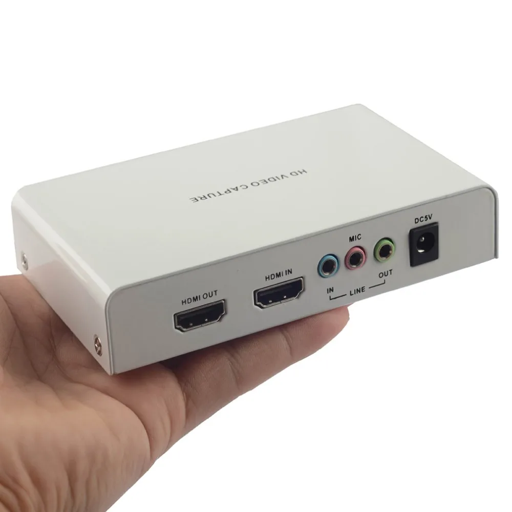 

REL011 HDMI Game Capture 1080P HD Video Capture Remote Controller Support HDCP Protocol HDMI Input For Windows 32/64 Bit EU Plug