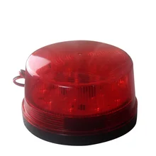 12 В охранная сигнализация стробоскоп сигнальный Предупреждение светодиодный светильник мигающий светильник для gsm сигнализация ворота открывания двери безопасность(без звука