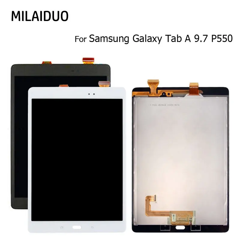 ЖК дисплей для Samsung Galaxy Tab A P550 SM 9 7 &quotсенсорный экран дигитайзер сенсорная