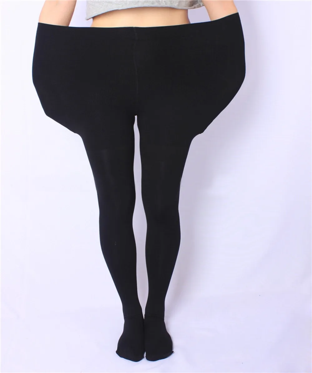 Spring Autumn Thin Black Legging Large Size XXXL for Elastic Show Women