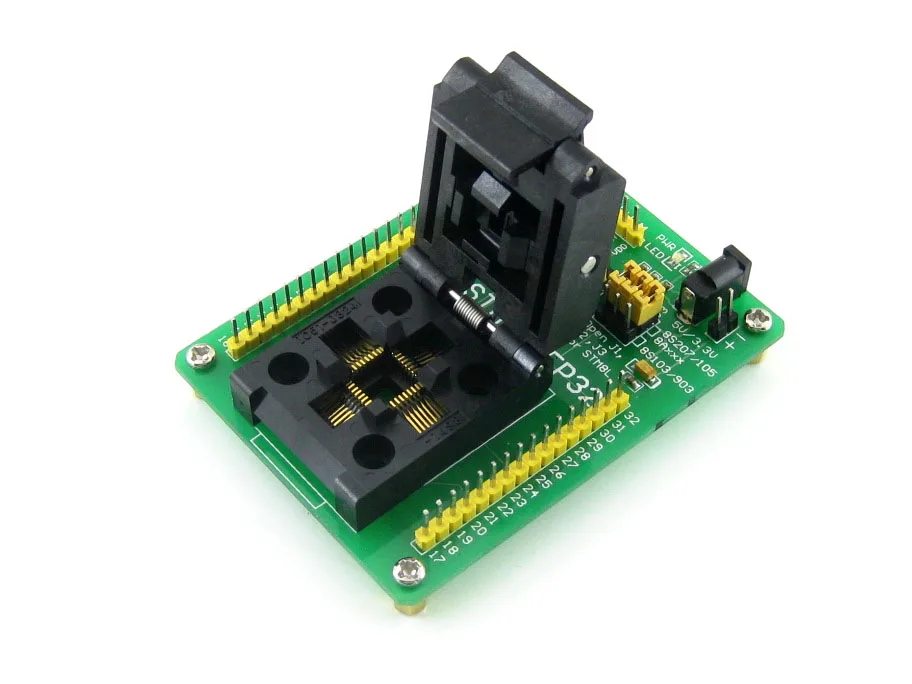 Тестовое сиденье горелки STM8 для программирования STM8S103K STM8L STM8A QFP32 | Электронные