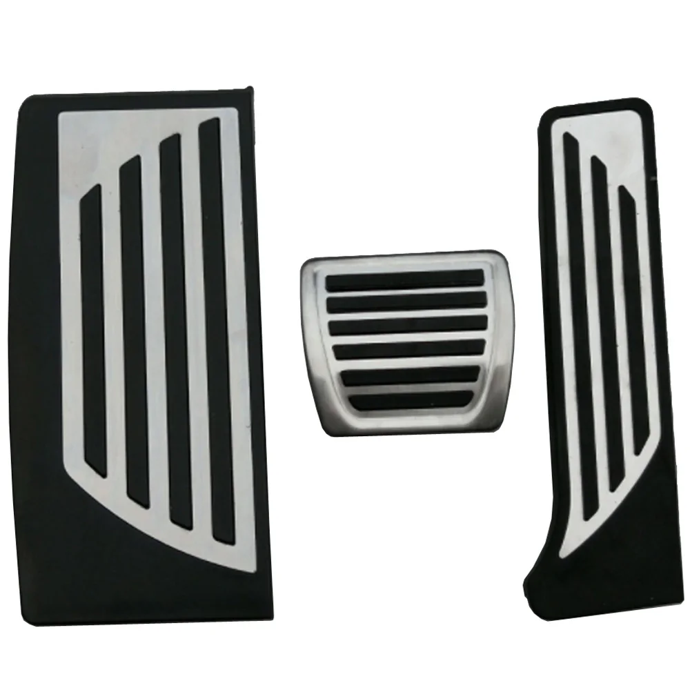 Stainless steel Car Pedal Pads Cover AT For Alfa Romeo Giulia Stelvio