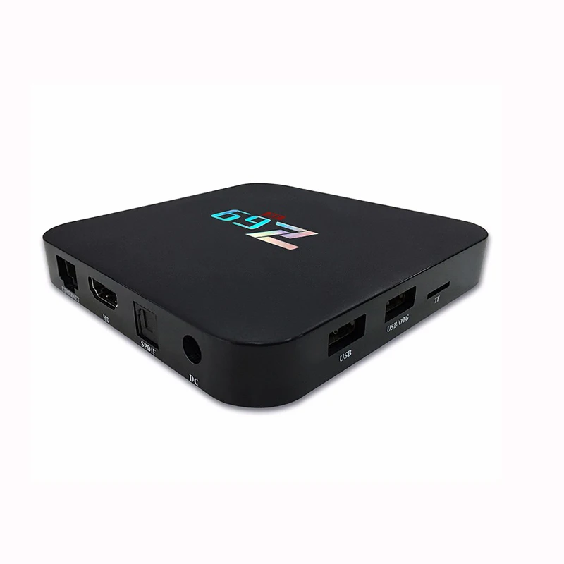 ТВ приставка Android 6 0 Amlogic S905x четырехъядерный процессор 2 Гб ОЗУ 16 ПЗУ WIFI LAN USB3.0 H.265 Z69