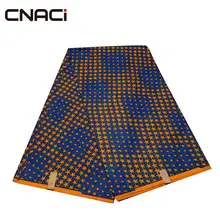 CNACI африканская восковая ткань с принтом синий Анкара ткань Горячая Tissu Лоскутные узоры для африканские традиционные платья настоящие восковые ткани