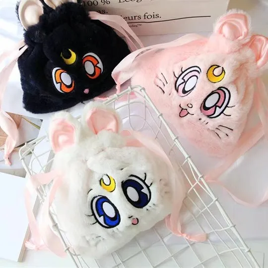 

Unikiwi Cute Cartoon Animal Storage Bag Drawstring For Storage Bag Candy Box Accessories Cloth Bag Kitchen Storage.G-0078