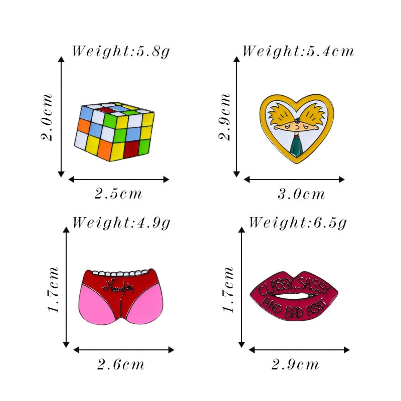 Комическое сердце, брошь, красочный Забавный куб, приклад, губы, эмалированные булавки, джинсовые куртки, мультфильм, нагрудные булавки, симпатичный значок, кнопка для женщин, ювелирное изделие