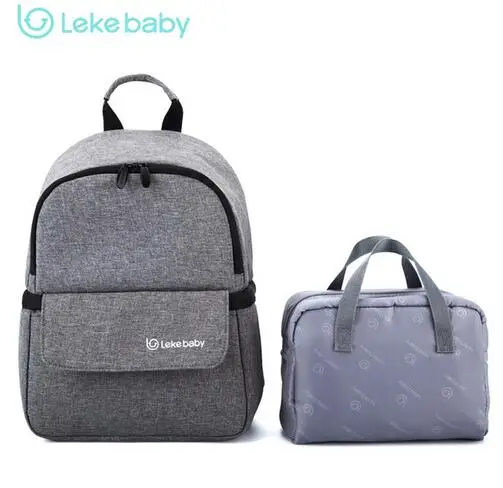 

lekebaby Breast Milk Storage infant Baby Bottle Insulated mummy maternity changing diaper Nappy bag Backpack For Mom Organizer