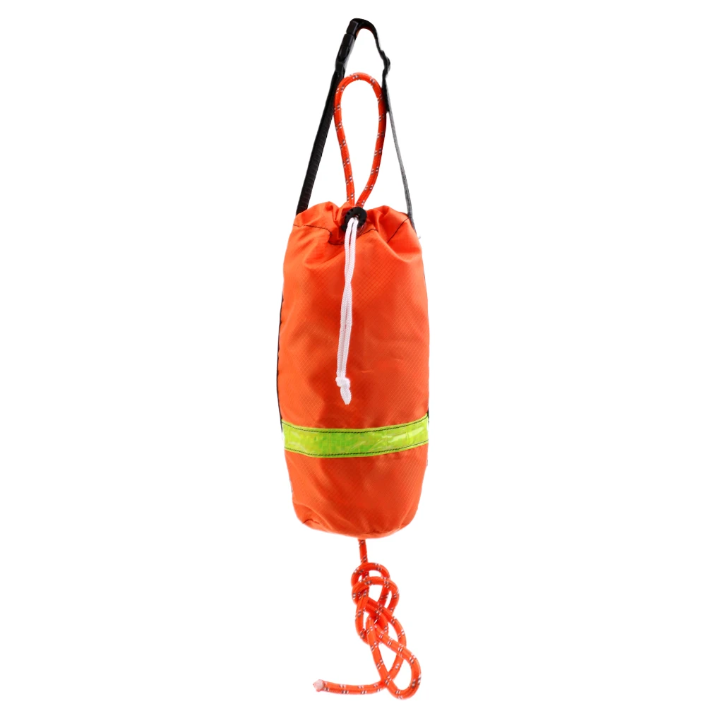 

52.5/68.9/101.7ft 0.3" Lightweight Compact Reflective Buoyant Rescue Throw Rope Bag Safety Tools for Kayaking Boating Rafting