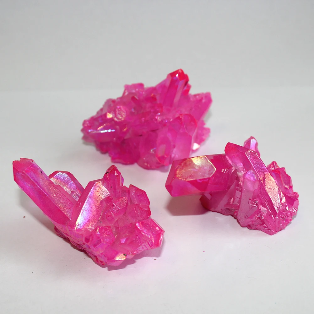 Натуральный кристалл кварца редкий красивый P пламя аура кварц кристалл кластер руды минеральные целебные образцы Случайная