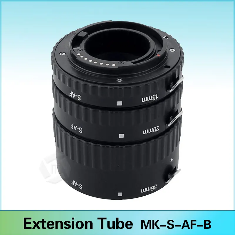 

Meike MK-S-AF1-B Macro Auto Focus AF Extension tube Ring Plastic for Sony Alpha A57 A77 A200 A300 A330 A350 A500 A550 A850