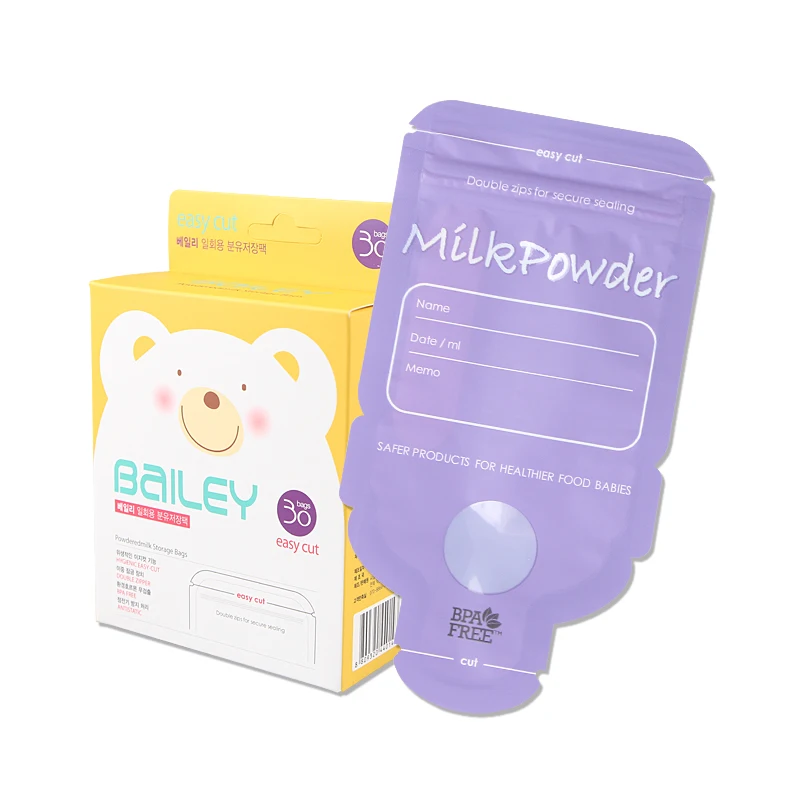 

Baby Food Storage Portable Milk Powder Storage Bags Milkpowder Pack Dispenser Separate Bag Feedings Case 30Pcs For Traveling