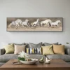 Black and white Horses Wall Art Canvas Prints Moden Animals Posters And Prints Horses Canvas Paintings For Bed Room Wall Decor ► Photo 2/6