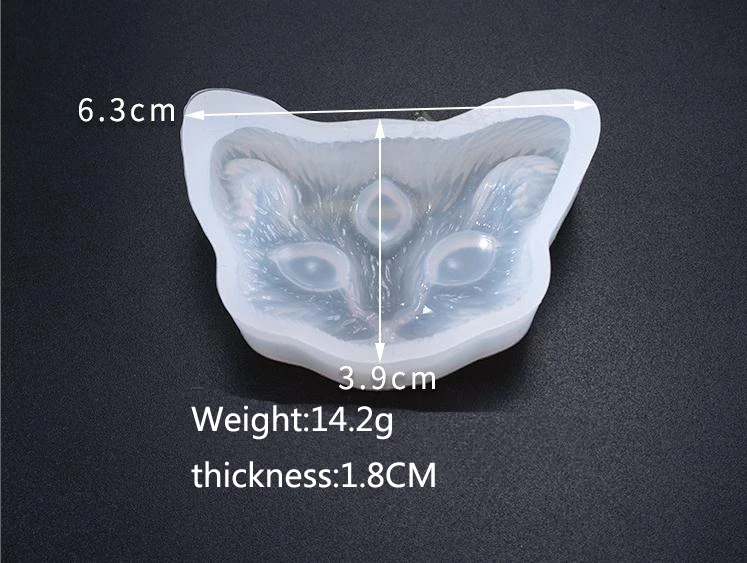 1 шт. дьявол Кот с рогом или глазом силиконовые формы ожерелье кулон Смола форма для изготовления ювелирных изделий DIY ручной работы смолы формы для ювелирных изделий - Цвет: eye