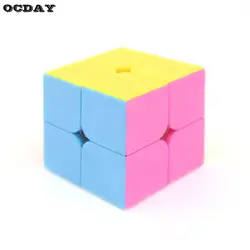 OCDAY 2X2X2 магический куб Professional Competition speed Puzzle Cube детская игрушка-головоломка квадратная обучающая Cubo Magic Toys