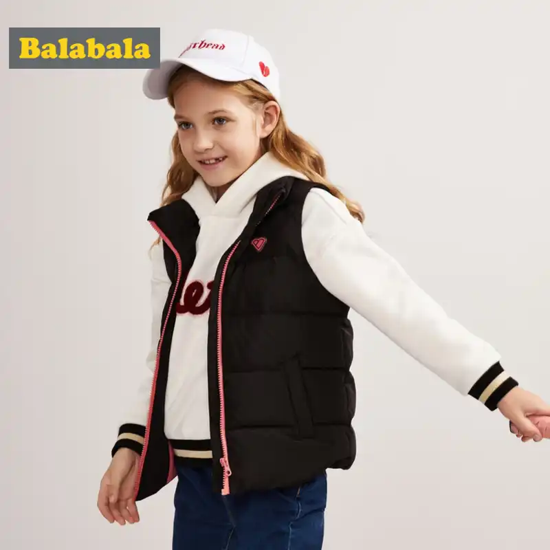 Puffer vest for girls Outlet