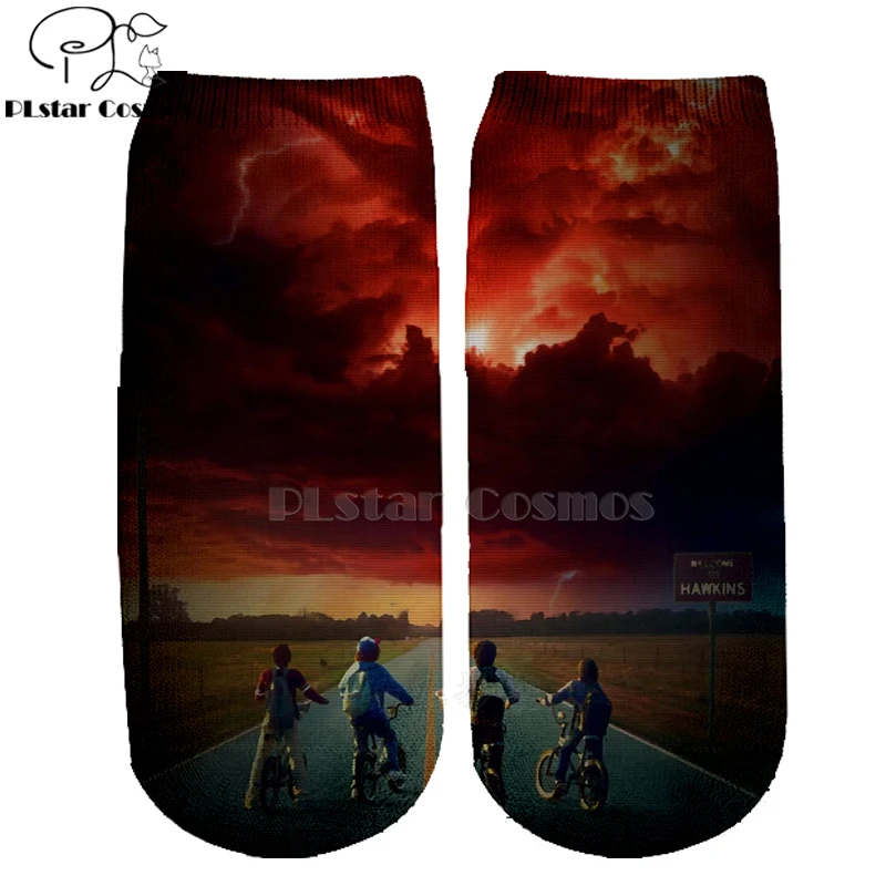 PLstar Cosmos/носки для чужих вещей теплые короткие носки хорошего качества из хлопка с героями мультфильмов «фильм ужасов»-2