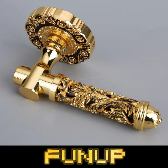 online shop gold plate door handle for interior doors office door