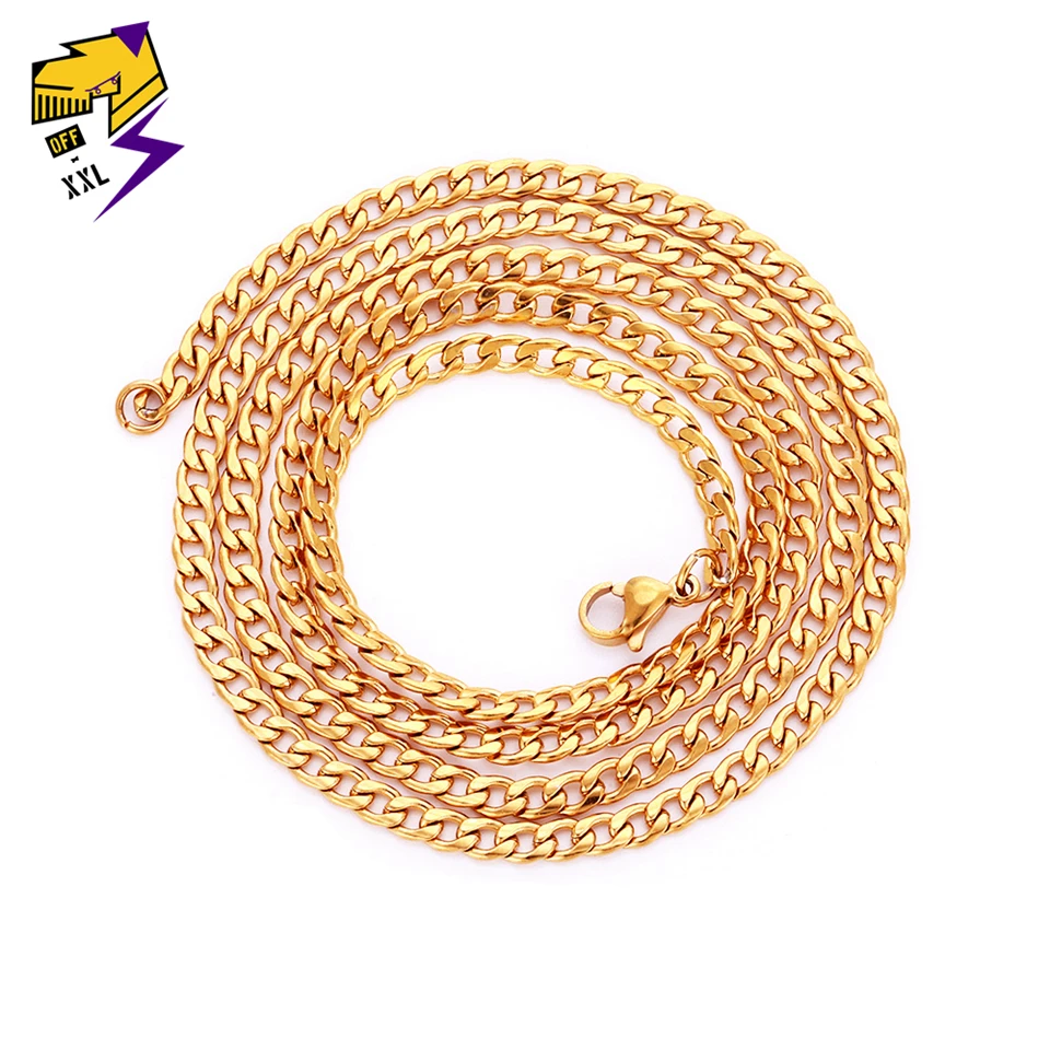 

Hiphop Twisted Singapore NK Chain Necklace Long 70cm Silver Gold Color Chains Necklaces for Men/Women Stainless Steel Jewelry