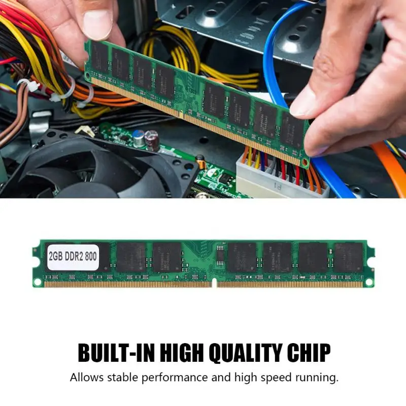 DDR2 2G 800MHz PC2-6400 память ПК Ram 240Pin плата модуля совместима с Intel