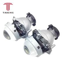 TAOCHIS 2pcs Auto Car Headlight 3.0 inch Bi-xenon Hella 3R G5 5 Projector lens Car styling Retrofit head light Modify D2s