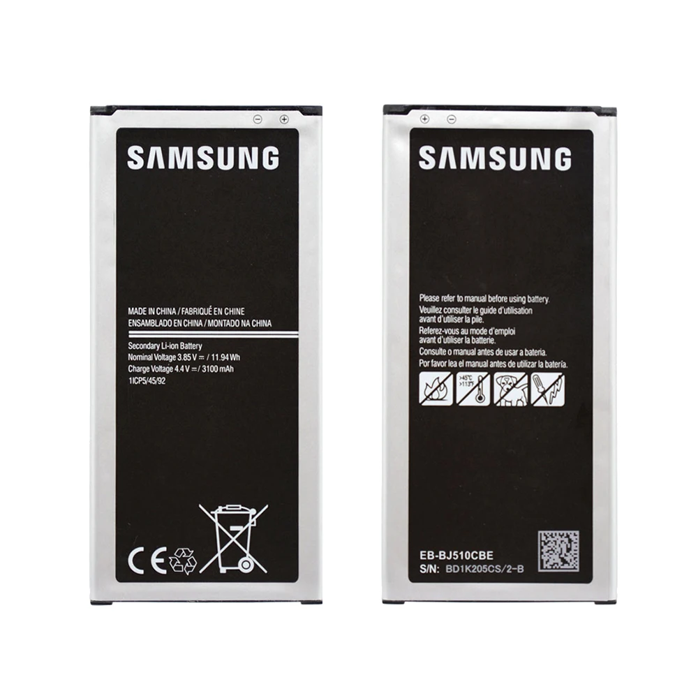 Оригинальный аккумулятор для Samsung GALAXY J5 2016 J510 J510FN J510F J510G J510Y J510M li ion akku 3100