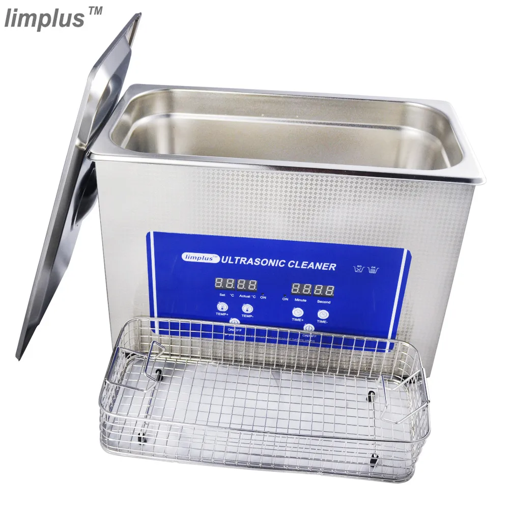

Limplus Digital Ultrasonic Cleaner 4.5L Cleaning Denture Jewellery Watch Ultrasonic Cleaner Bath Ultra Sonic Wave Cleaning Tank