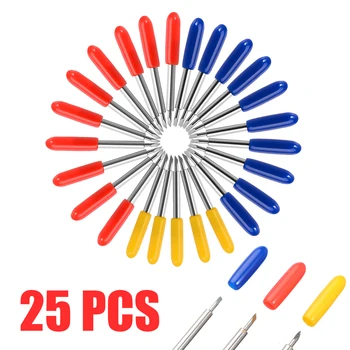 

25Pcs 30° 45° 60°Roland Cricut Cutter Roland Blade Knife Cutter Power Tools for Cricut Explore Air 2 Vinyl Cutting Machines