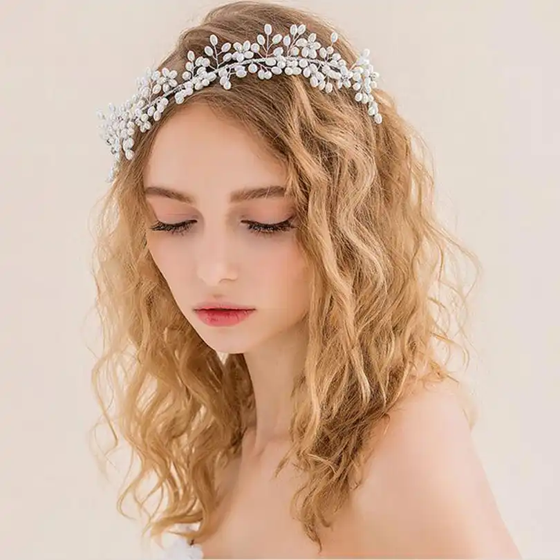Vintage Tiara Bridal Headpieces Headdress Handmade Head Jewelry