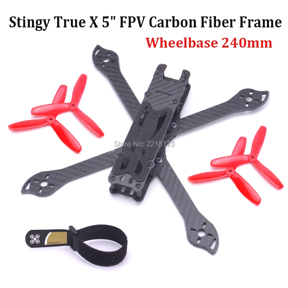 

Stingy True X 5" XH240 240 240mm FPV Frame FPV Racing Drone Quadcopter frame FPV Freestyle Frame Kit with 4mm armfor PUDA