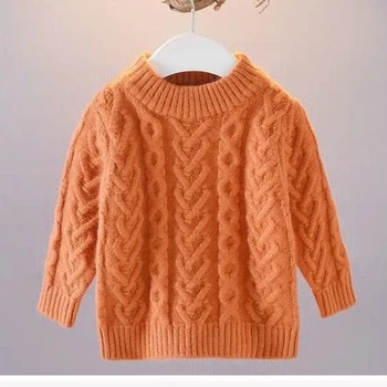 

INS hot Baby Boys and Girls sweater 0-5 years spring and autumn round neck sweater children's clothing Diamond stitching unisex