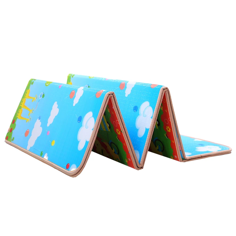 Детский коврик для ползания активная игра игровой утолщенный XPE складной