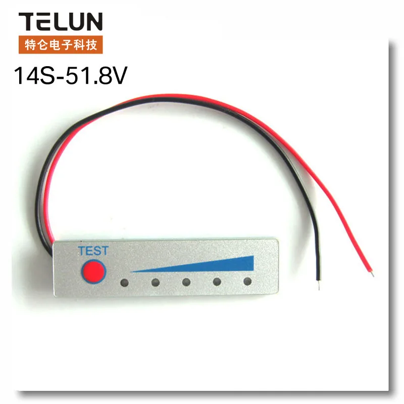 

2pcs 14 series 14S 51.8V lithium battery power display panel board LED battery indicator board