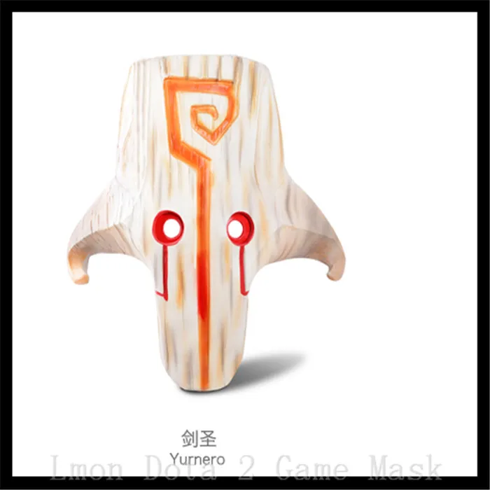  Free shipping Halloween Party Cosplay Game Dota 2 Mask Juggernaut Mask Latex Halloween Costume Part