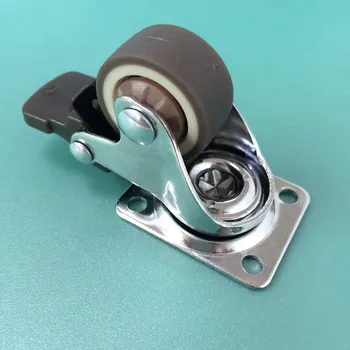 

4PCS 1.5 inch normal rubber office gaming replacement swivel chair with brake