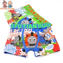 5 шт./лот, летние детские трусы с рисунком для денег, нижнее белье для мальчиков, штаны с четырьмя углами