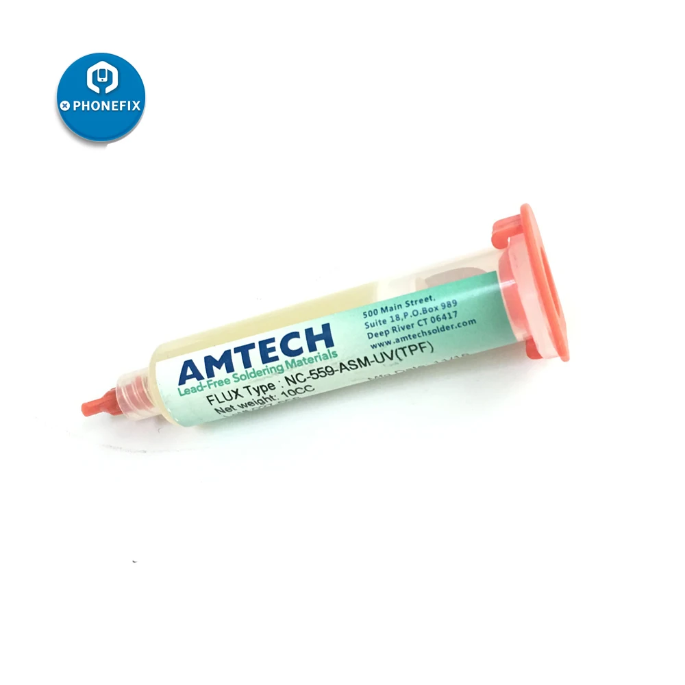 PHONEFIX AMTECH NC-559-ASM SMD паяльная паста флюсовая смазка SMT 10cc паяльная маска ремонт мобильного телефона