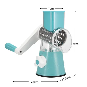 

Multi-function Chopper Manual Rotating Grater Vegetable Fruit Cutter Kitchen Gadgets RT99
