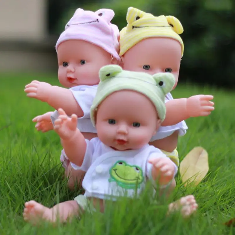  30cm Newborn Reborn Doll Baby Simulation Soft Vinyl Dolls Children Kindergarten Lifelike Toys Baby  - 32843966731