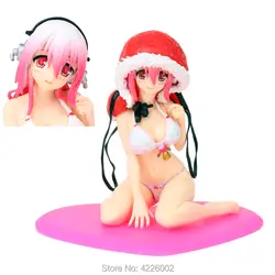 Супер Sonico сексуальный бикини девушка ПВХ фигурка Вокалоид аниме Коллекционная кукла модель детские игрушки для детей Рождественский