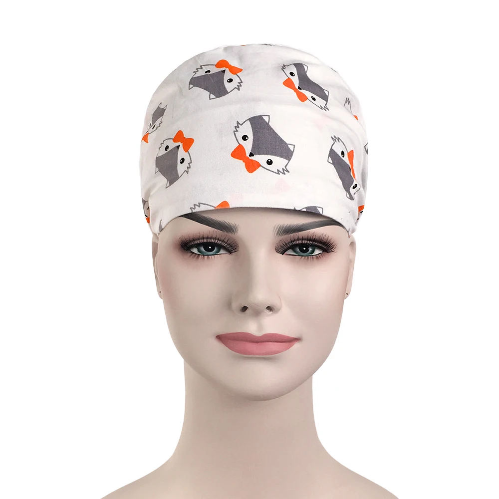 НОВЫЕ ХИРУРГИЧЕСКИЕ шапки медицинские недавно хирургические операционные шапочки маска для мужчин и женщин с Sweatband 100% хлопок медицинские