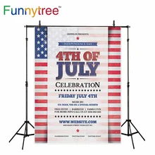 Funnytree фон для фотостудии День Независимости поздравительная открытка торжество вечерние Профессиональные фоны для фотосессии