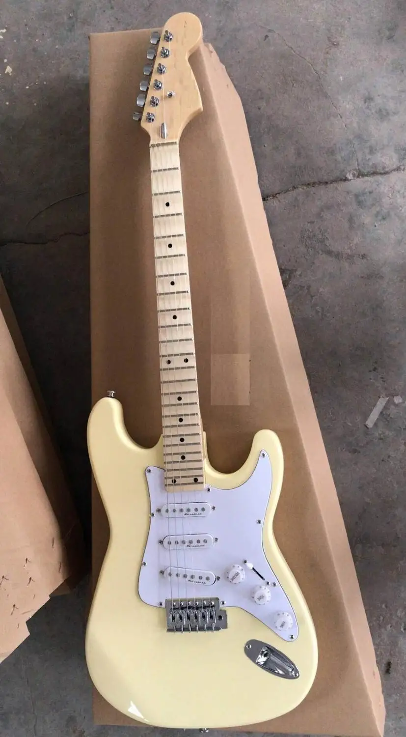 WHOLESALE Guitars New STRAT Electric Guitar 24 Frets With Scalloped Fingerboard Old Truss Rod In