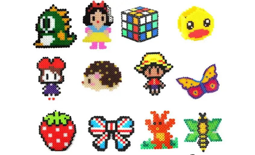 48 цветов Хама бусины 2,6 мм дополнение Perler бусины 2,6 мм Заправка с аксессуарами DIY креативные бусины 3D головоломка Artcraft подарок