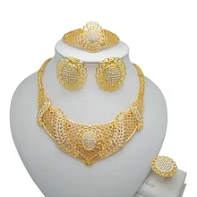 Bridal Fashion Dubai Gold Jewelry Sets Nigerian Woman Wedding African Beads Jewelry Set Wholesale design цена Bridal Fashion Dubai Gold Jewelry Sets Nigerian Woman Wedding African Beads Jewelry Set Wholesale design цены онлайн