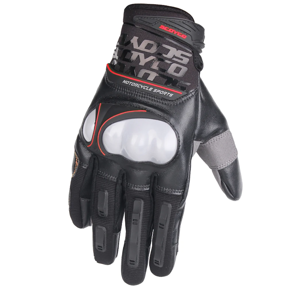 SCOYCO Перчатки для мотоциклистов дышащие перчатки для мотокросса мотоциклетные перчатки для гонок по бездорожью Защита корпуса