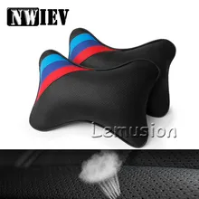 NWIEV Автомобильная подушка для шеи три основных цвета подголовник для hyundai Solaris Tucson Ix35 Renault Megane Jeep Renegade Wrangler