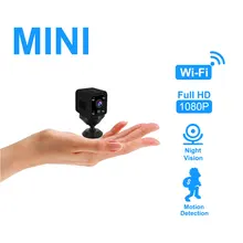 1080P Мини камера безопасности wifi беспроводная домашняя Встроенная батарея ip-камера 720P HD ИК ночного видения Детский Монитор видеонаблюдения CCTV