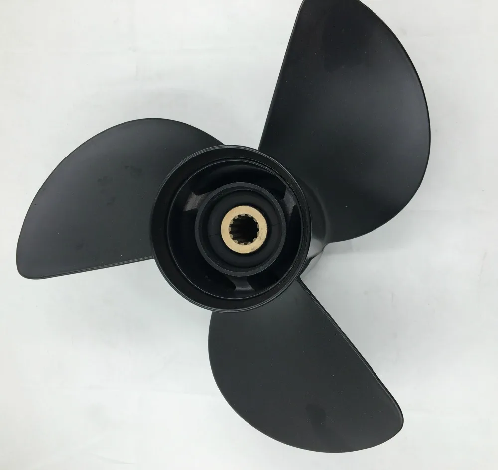 Пропеллеры tohatsu 10 3/8x14 для 35HP-70hp Подвесные лодочные пропеллеры с 13 зубьями |