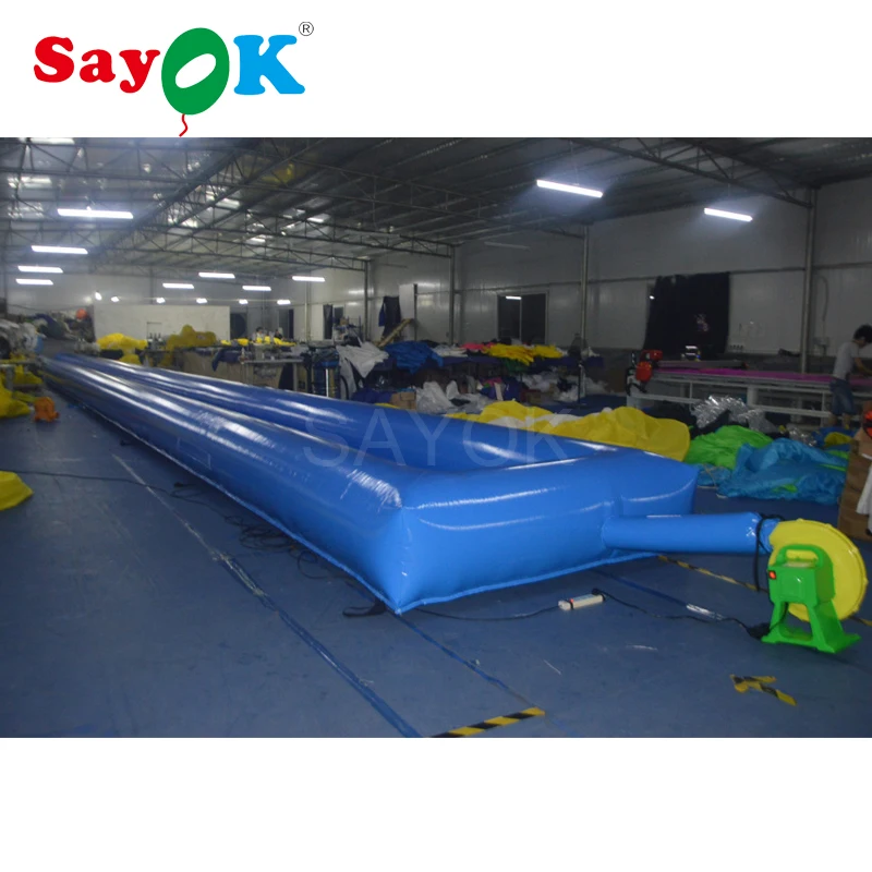 30x2x98 42 м/6 56 * футов большая надувная плоская водная горка для игрового парка|park